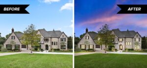 Dallas Real Estate Photography Digital Twilight Before After 1