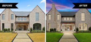Dallas Real Estate Photography Digital Twilight Before After 2